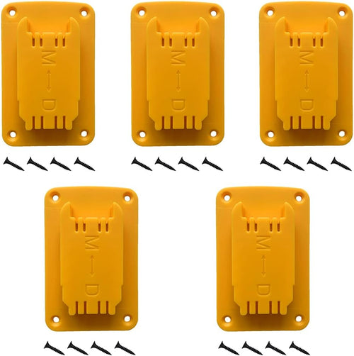 5Packs Tool Holders for DeWalt 14.4V/18V/20V & Milwaukee  M1818V lithium batteries tool mounting base electric drill