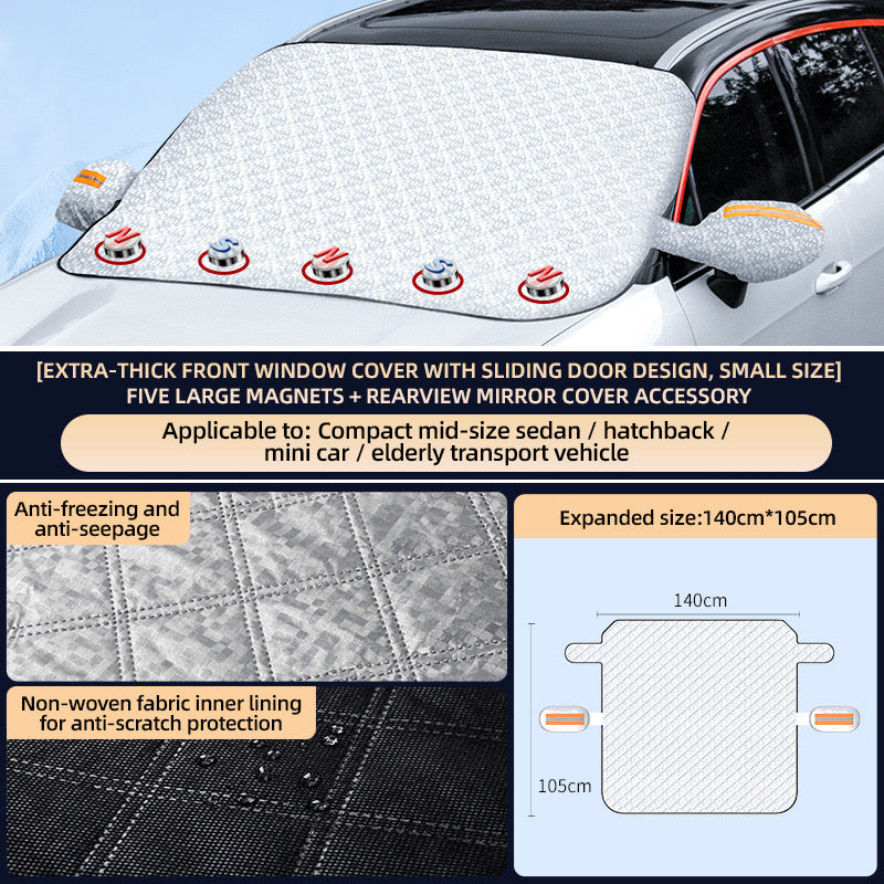 ❄️Car Windshield Snow Cover – Winter Ice Frost Guard & Sun Shade (2025 Upgrade)