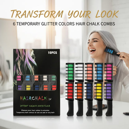 🎅Christmas Pre-sale-49% OFF✨Festive Fun Hair Chalk Combs