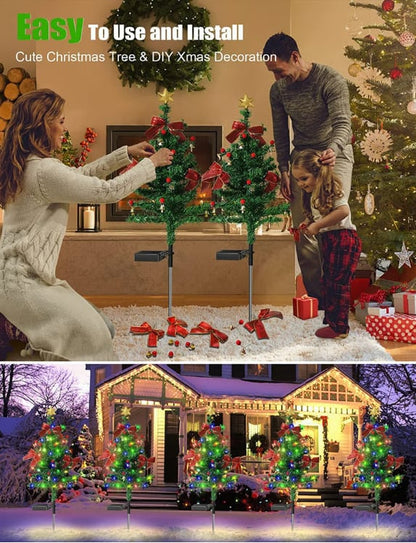 🔥Last Day 49% OFF-🎄Solar Christmas Trees Lights Outdoor Decoration Waterproof