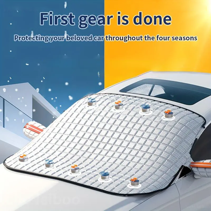 ❄️Car Windshield Snow Cover – Winter Ice Frost Guard & Sun Shade (2025 Upgrade)