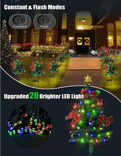 🔥Last Day 49% OFF-🎄Solar Christmas Trees Lights Outdoor Decoration Waterproof