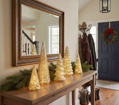 BFF Collection Set of 5 Illuminated Trees