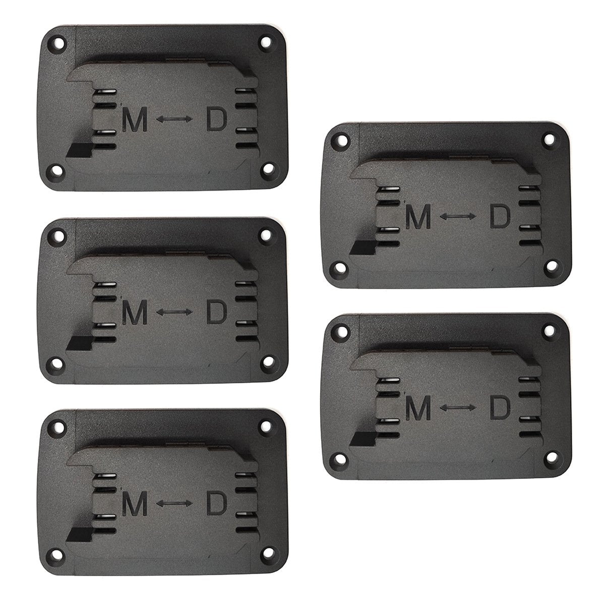 5Packs Tool Holders for DeWalt 14.4V/18V/20V & Milwaukee  M1818V lithium batteries tool mounting base electric drill