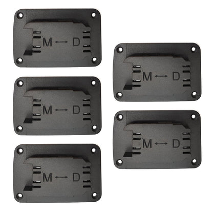 5Packs Tool Holders for DeWalt 14.4V/18V/20V & Milwaukee  M1818V lithium batteries tool mounting base electric drill