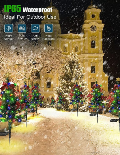 🔥Last Day 49% OFF-🎄Solar Christmas Trees Lights Outdoor Decoration Waterproof