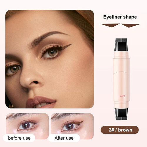 Rotating Eyeliner Marker Pen – Dual-Head Winged Liner for Perfect Cat Eyes