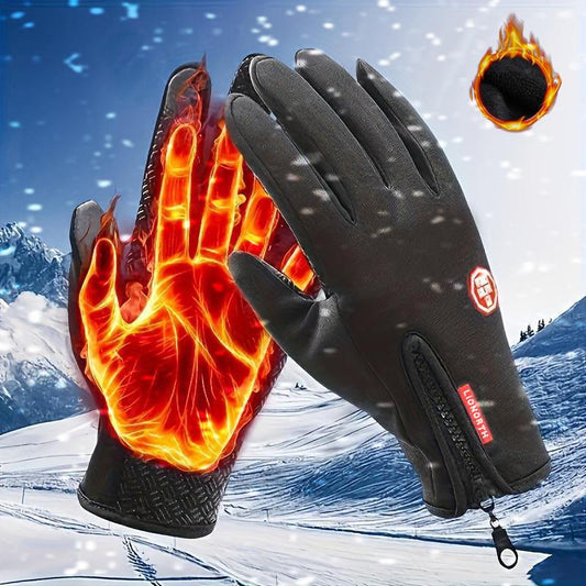 🎁Christmas Sale 49% OFF🎅Outdoor Winter Gloves, Touchscreen and Windproof Full-Finger Gloves for Sports, Travel, and Daily Activities
