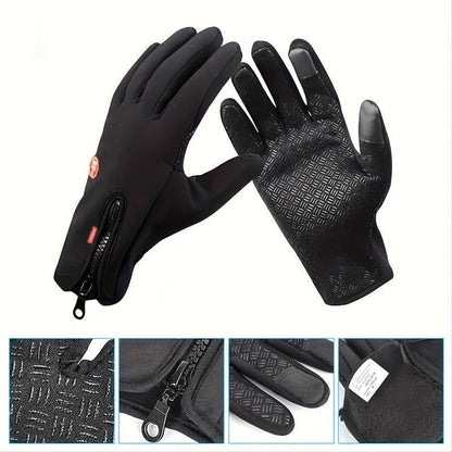 🎁Christmas Sale 49% OFF🎅Outdoor Winter Gloves, Touchscreen and Windproof Full-Finger Gloves for Sports, Travel, and Daily Activities