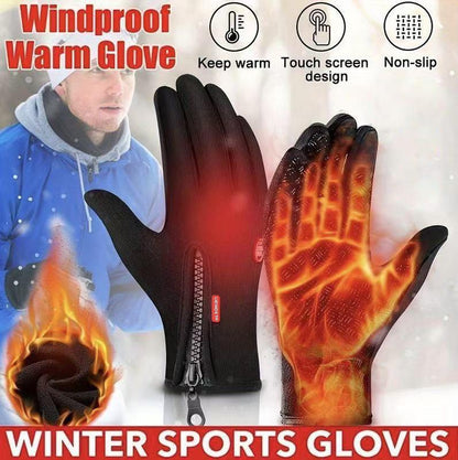 🎁Christmas Sale 49% OFF🎅Outdoor Winter Gloves, Touchscreen and Windproof Full-Finger Gloves for Sports, Travel, and Daily Activities