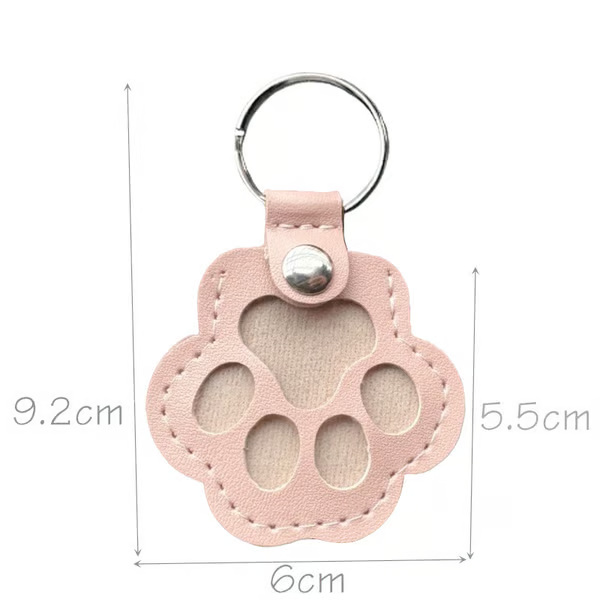 (🌲Early Christmas Sale- 49% OFF) Cats & Dogs Paw Shaped Leather Keychain