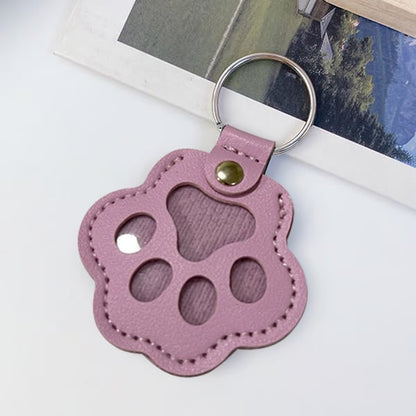 (🌲Early Christmas Sale- 49% OFF) Cats & Dogs Paw Shaped Leather Keychain
