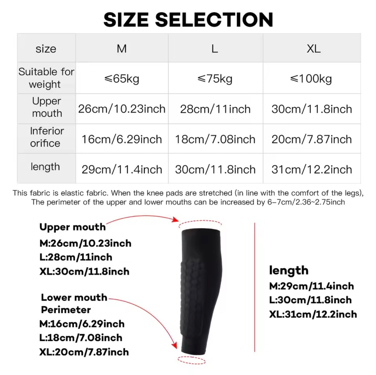 Shin Guards Shin Pads , Calf Compression Sleeve with Honeycomb Pads, Support for Shin Splint Baseball Boxing Kickboxing MTB （A Pair）