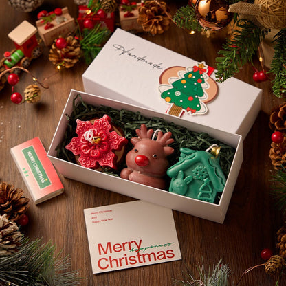 🕯️Cute Festive Scented Candles | Handmade Christmas Gift Set - Aromatherapy & Perfect Holiday Decor(Buy 2 Get 10% OFF)