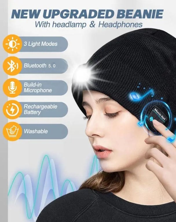 🎄LED Bluetooth Beanie