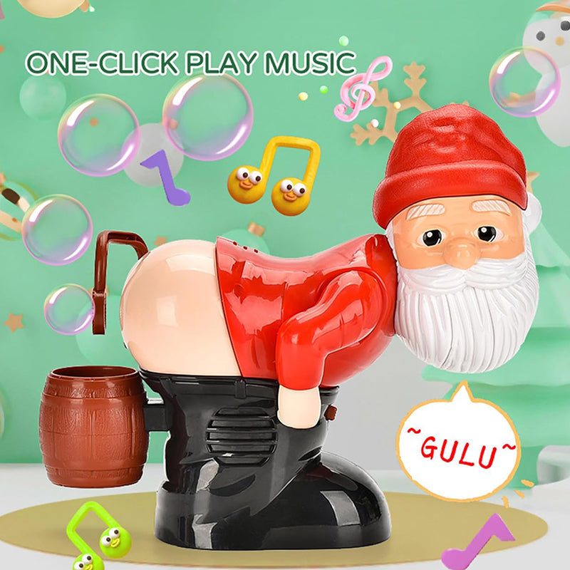 🎅🏻Christmas Hot Sale🎁Funny Santa Bubble Blowing Machine