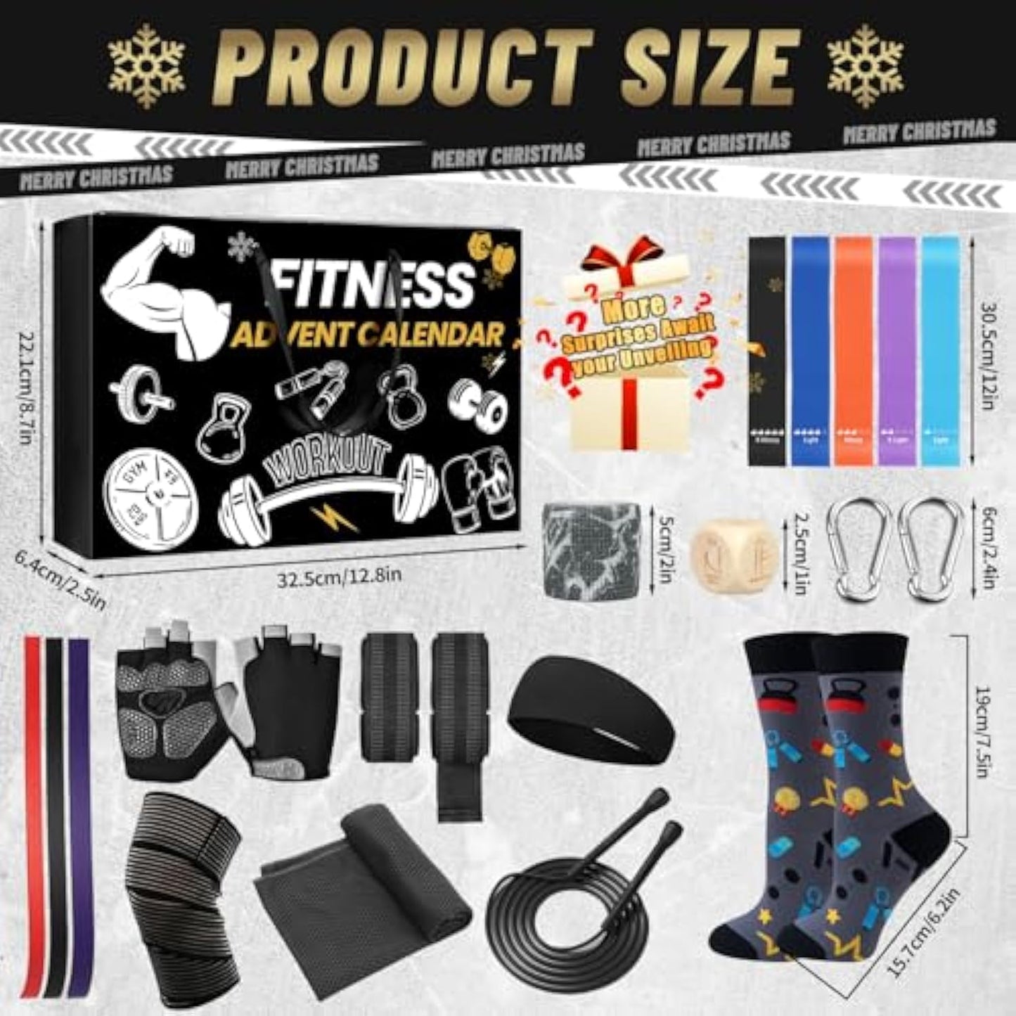 Fitness Gear Advent Calendar 2025, 24 Days of Workout Essentials